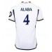 Real Madrid David Alaba #4 Hjemmedrakt 2023-24 Korte ermer